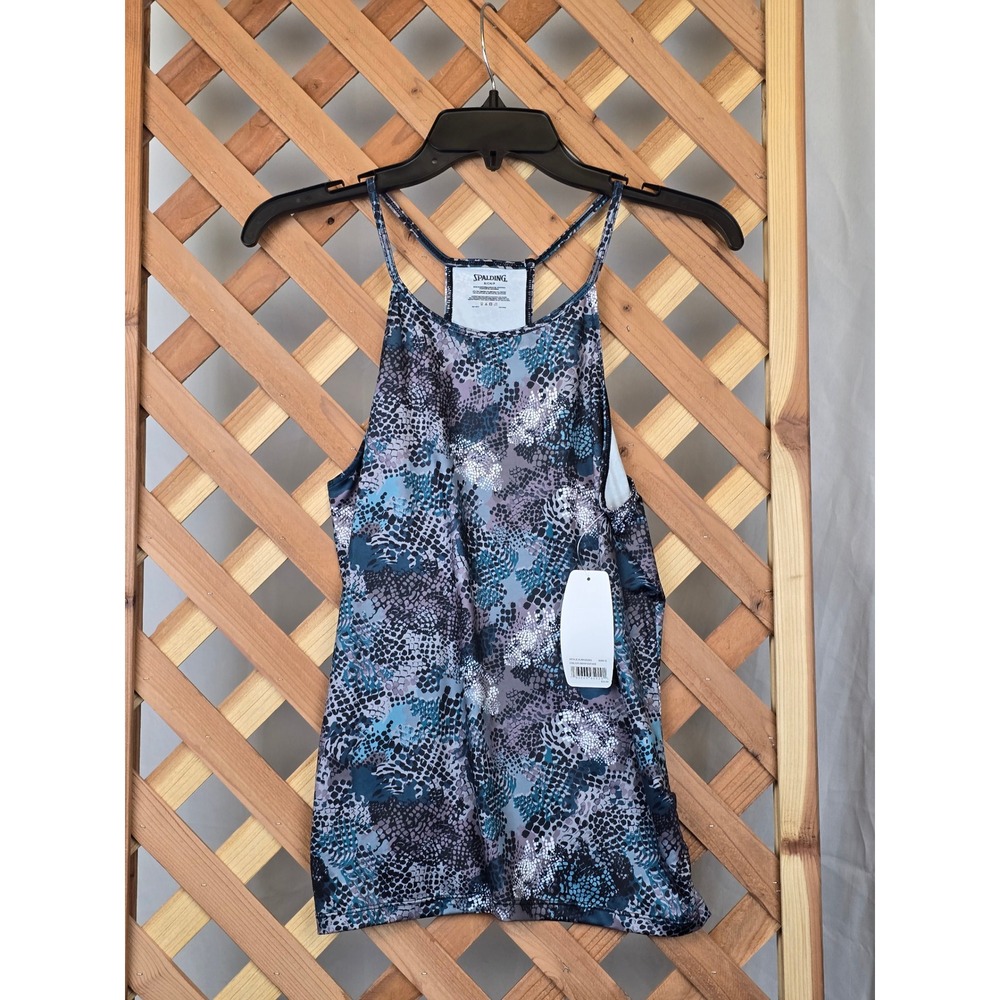 Spalding‎ Racerback Tank Top Womens Small Serpentine Snakeskin RH2S300 - NEW